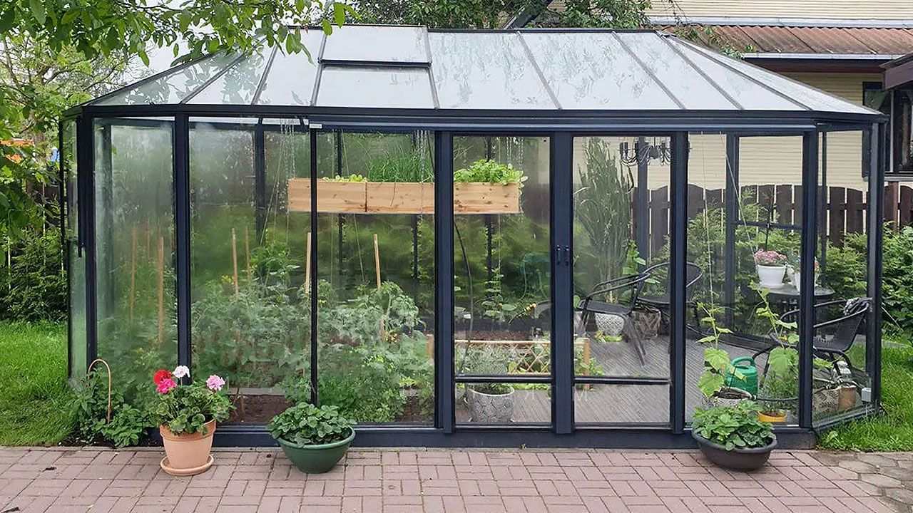 OVALIA växthus 17,5 kvm
